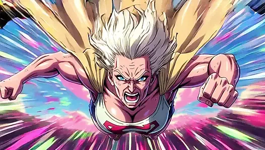 Video aksi aksi superhero ai sexy