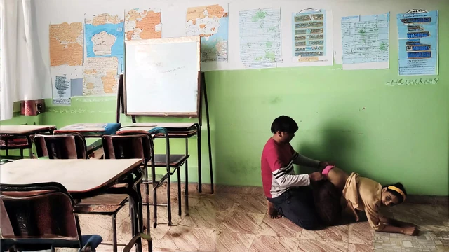 Desi Village College Couples Fucking in Classroom