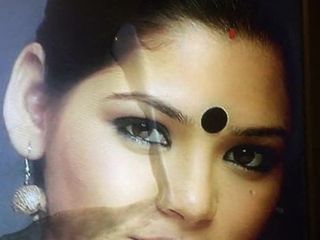 Bengálská sexy herečka sudiptaa výstřik na obličej
