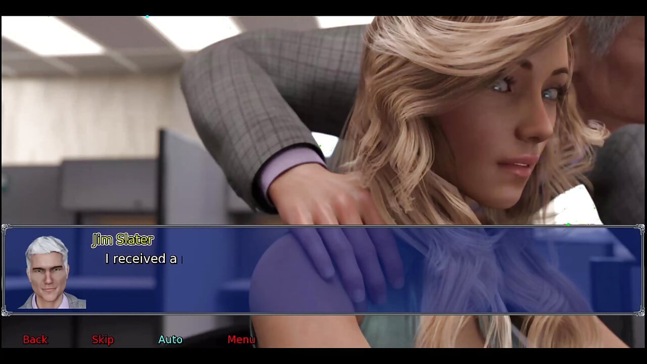 辦公室妻子#12：史黛西在淋浴間自娛自樂，傑克看見了她