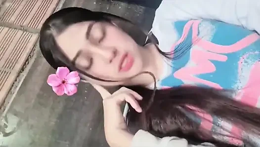 Amateur Actress Masturbates and Touches Her Big Tits