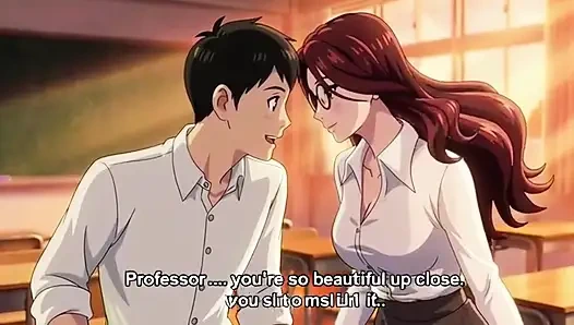 Young student seduced his teacher in extra class when they are alone