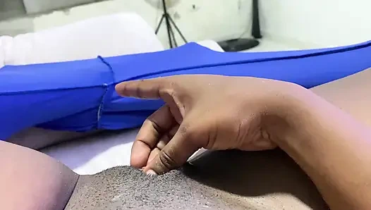 Stepmom masturbates with her tight pats