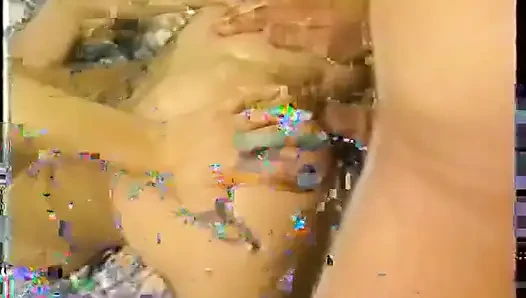 Heißes blondes teen bekommt tiefe penetration