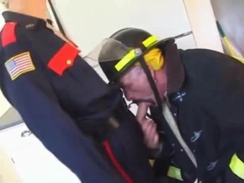 Firemen Use The Pole 1
