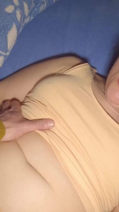 I caught my Horny Stepmom and we ended up fucking and I cum inside her | Clip 1