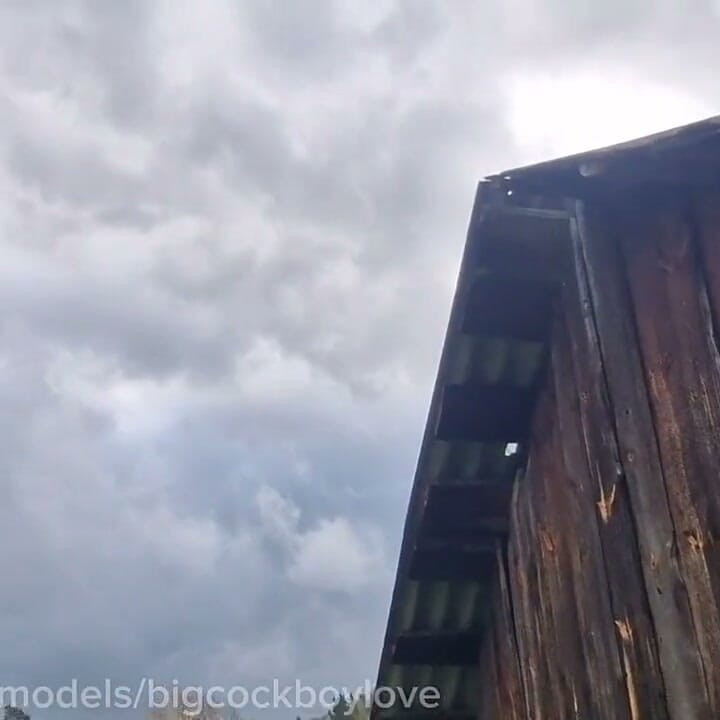 A Big-cocked Country Virgin Tasted a Stranger's Cum-covered Cock.