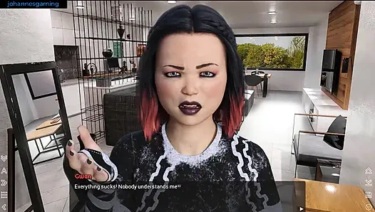 The button - tap 2 - cum on her face