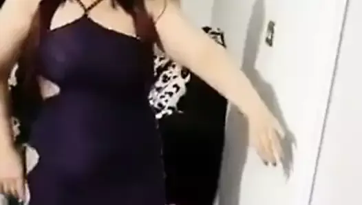 egyptian sexy wife dancing and showing her hot body