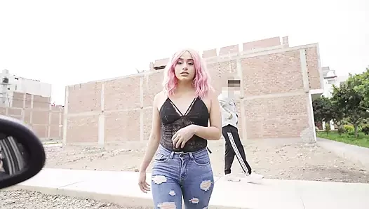 Unfaithful Chibola Calls Her Boyfriend While She Has a Cock in Her Mouth
