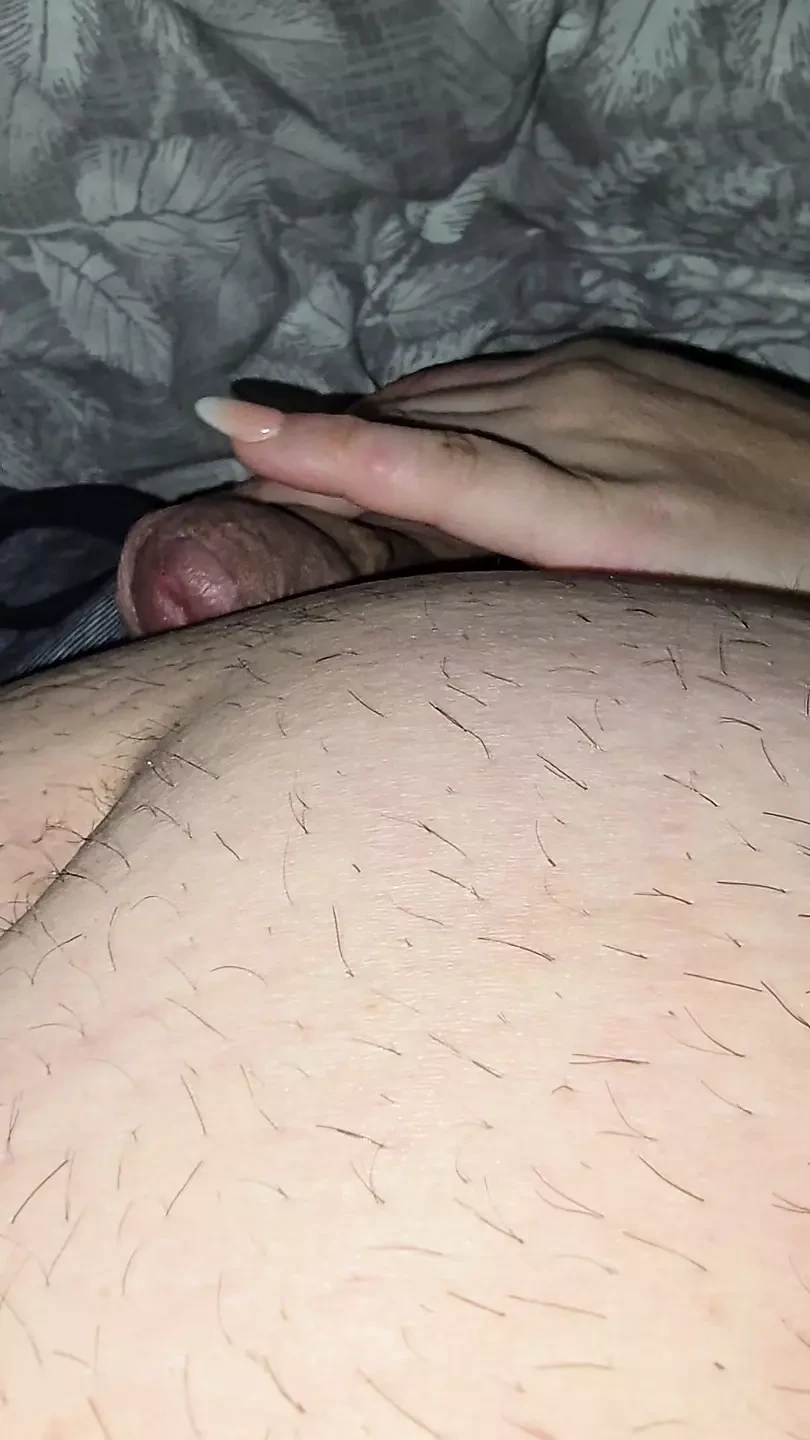 Step rubbing step son thin balls before anything else