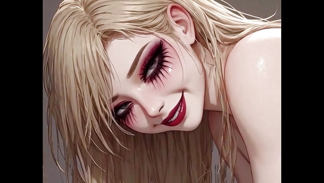 Güzel yapay zekalı anime blond mal varlığını gösteriyor