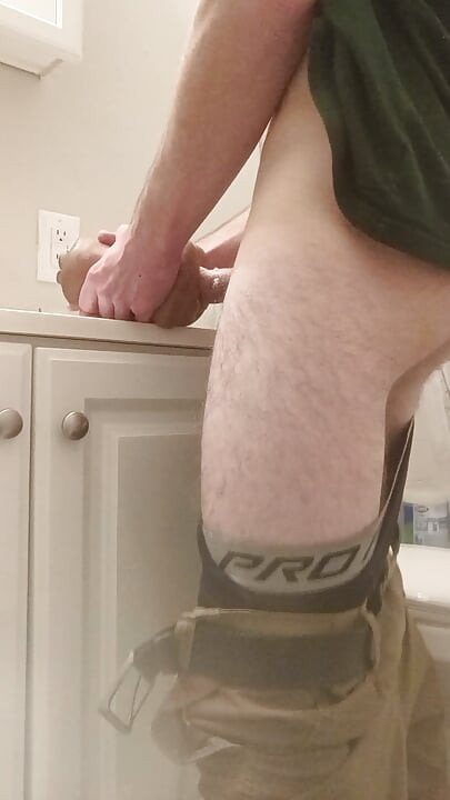 Having fun with my sex toy