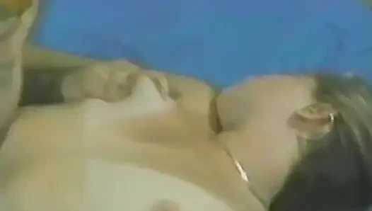 Petite Blonde Sucks Cock Then Takes a Dildo