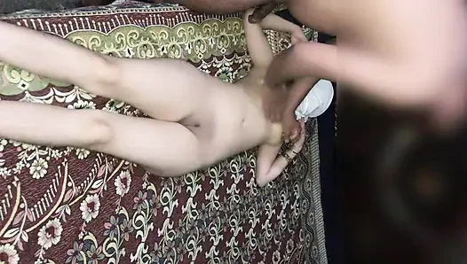 Sensual Oil Massage on Hot Desi Girl Turns into Hardcore Fuck  Slippery Oily Body  Happy Ending.  Devil and angel