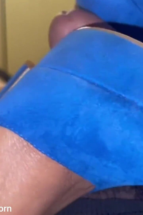 Stroking BBC Cumming on My Heels