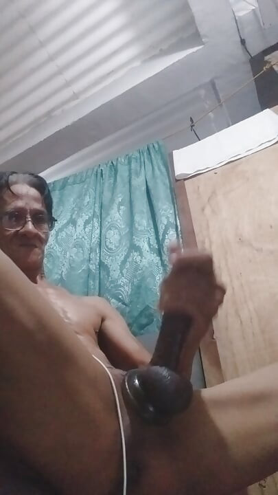 medium built with abbs jercking until he cum.