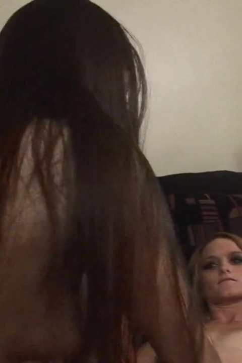 Cute asian brunette slut has hot steamy lesbian sex