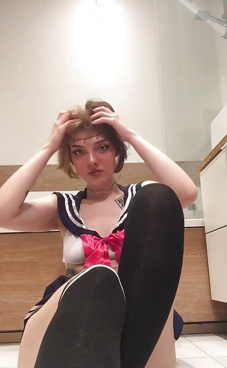 Jeg lavede et lille Sailor Moon Cosplay, håber du kan lide det!