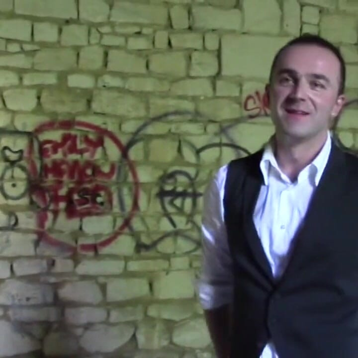 Uber driver fucks a skinny lad in the public, abandoned building