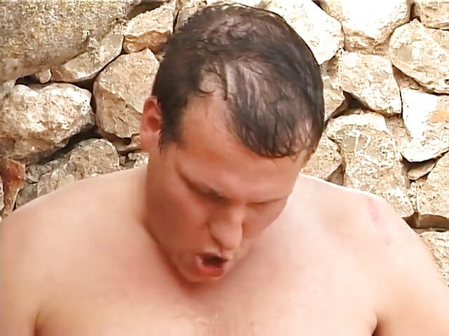 Outdoor sex scene with blonde sexy MILF