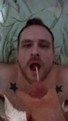 Straight in mouth