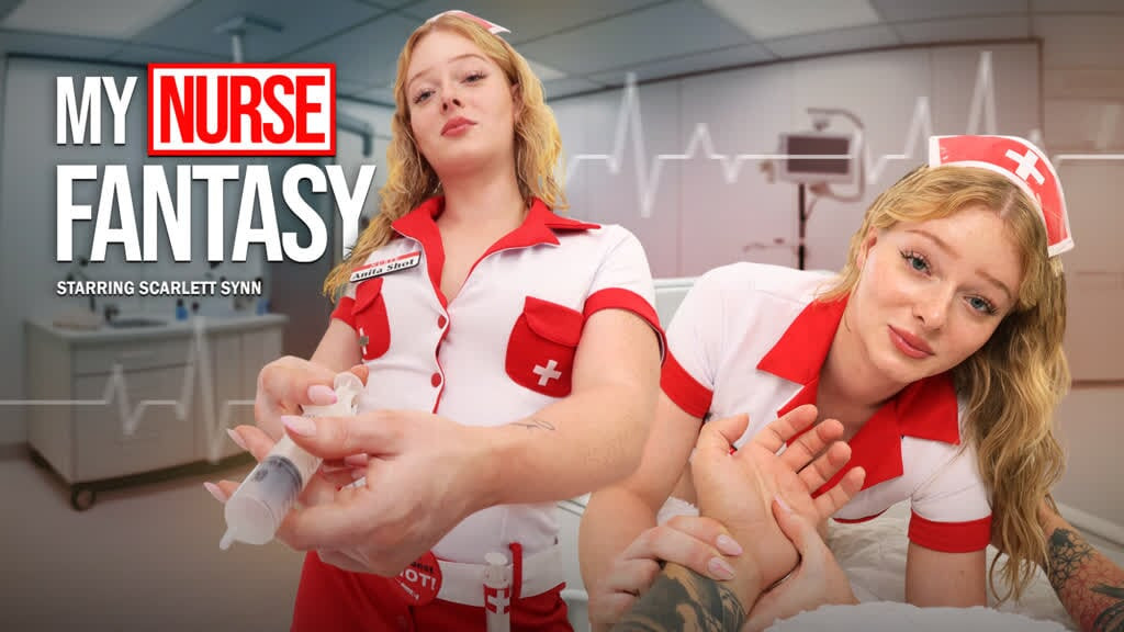 Transexpov - mijn verpleegsterfantasie Scarlett Synn wordt geneukt