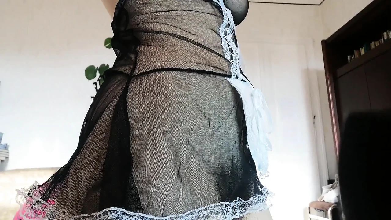 Dirty Maid Teases on Cam