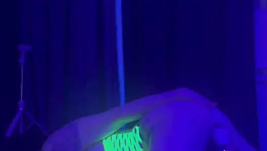 Sneaking Slut Takes Huge Cock