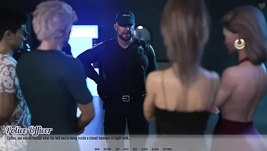 Awam 2 - im museum erwischt und wilder sex in der Cop Station - P1