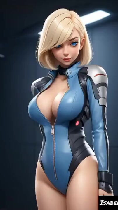 Isabelle Dupond in a science fiction area (Ai model) | Clip 1