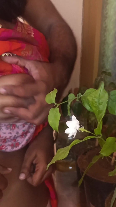 Hot housewife outside home | Clip 1