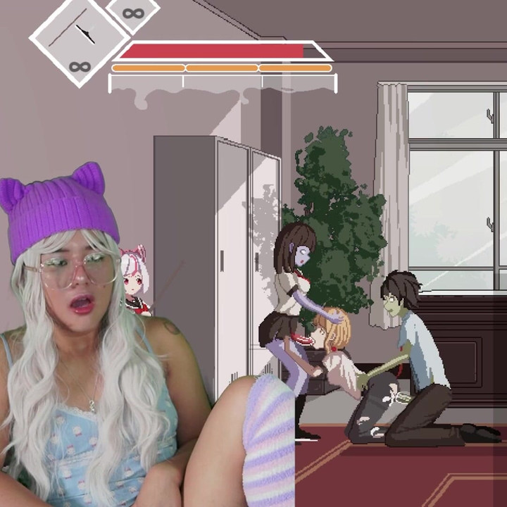 Jemand leckt meine muschi aus, während ich dieses spiel spiele!