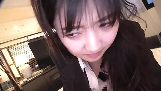 Part1 Recruitment Suit Sex Before Job Hunting! Tearing Pantyhose and Cumming Inside! [yuna (21)]