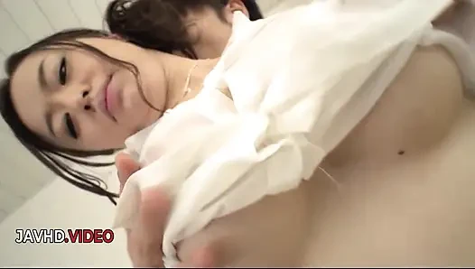 Naughty Asian beauty Kaede Niiyama craves creamy delightfully