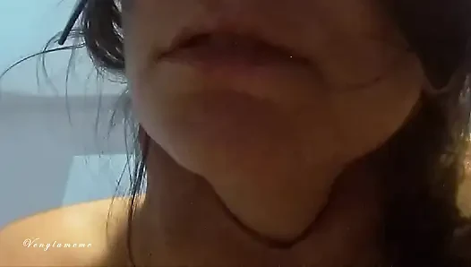Ich reite meinen mann in pOV bis ich komme, dann blowjob, bis er in meinen mund kommt