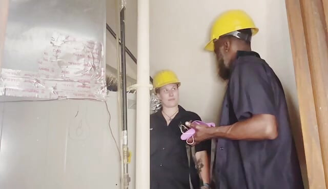 Tomboy fucks her boss to keep her job