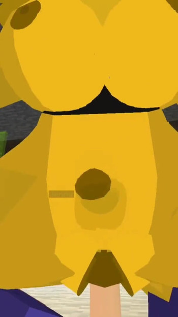 Minecraft Fapcraft: ediția clubului de noapte Fazclaire cu futai de tip 1 sau Golden Bonfie, Golden Bonnie, futai în cur și față | Clip 1