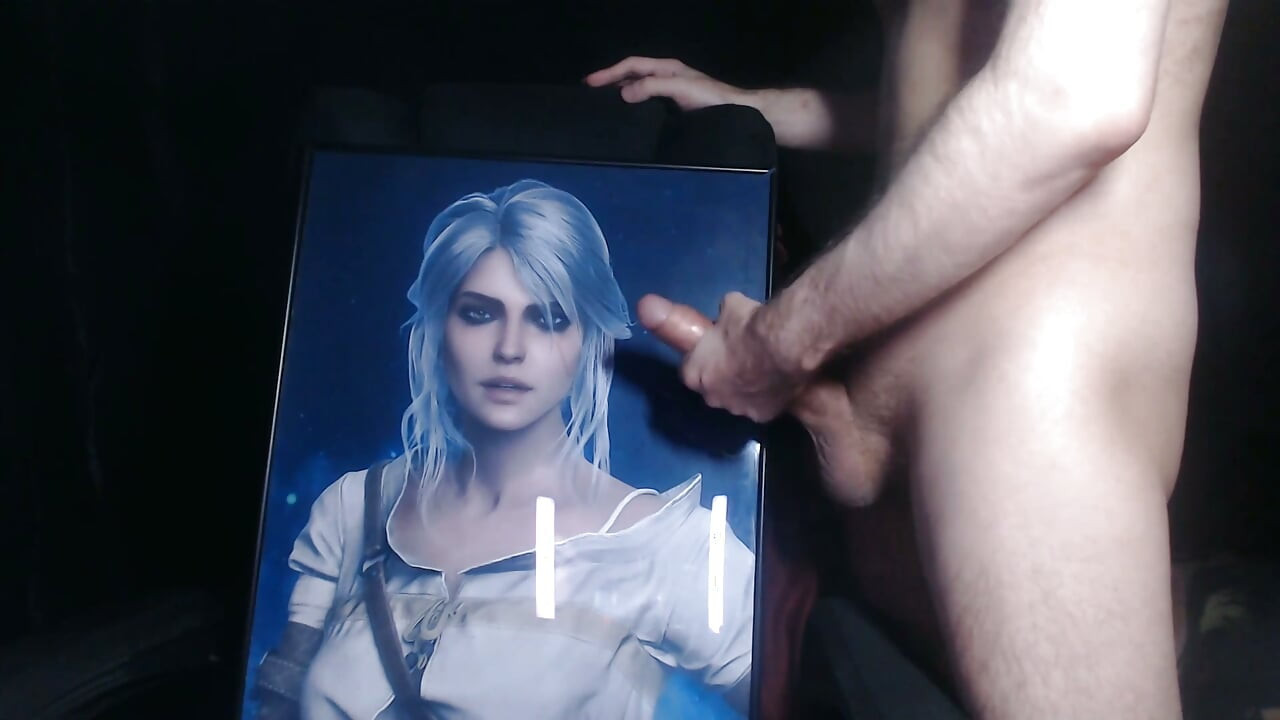Cum Tribute for Ciri (game Character From Witcher 3)