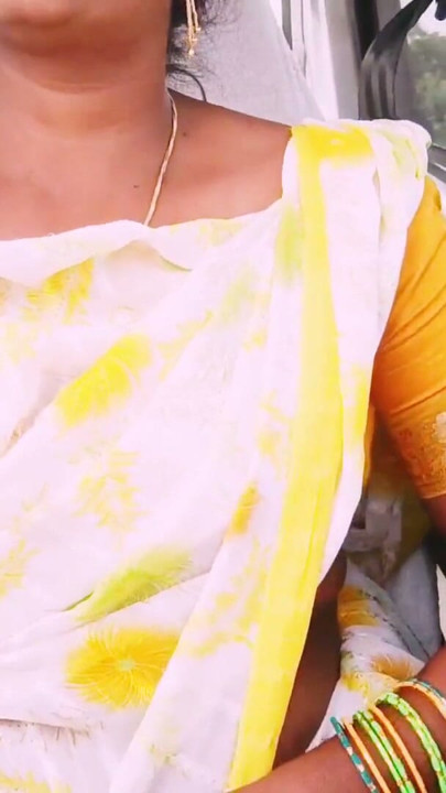 Car sex, indian saree maid long drive for sex with house owner, telugu dirty talks. Part-3 | Clip 1