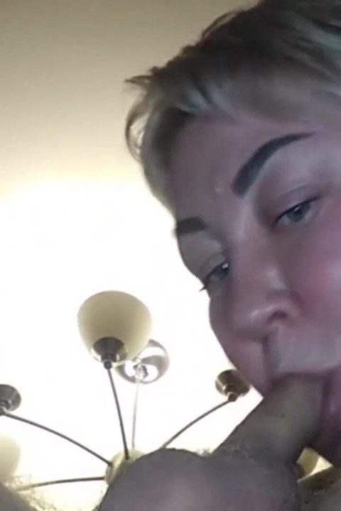 Branded blowjob from step mother-in-law and cum shot 5