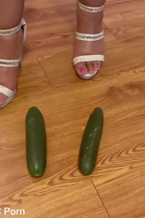 Squashing Eggplants in My High Heels