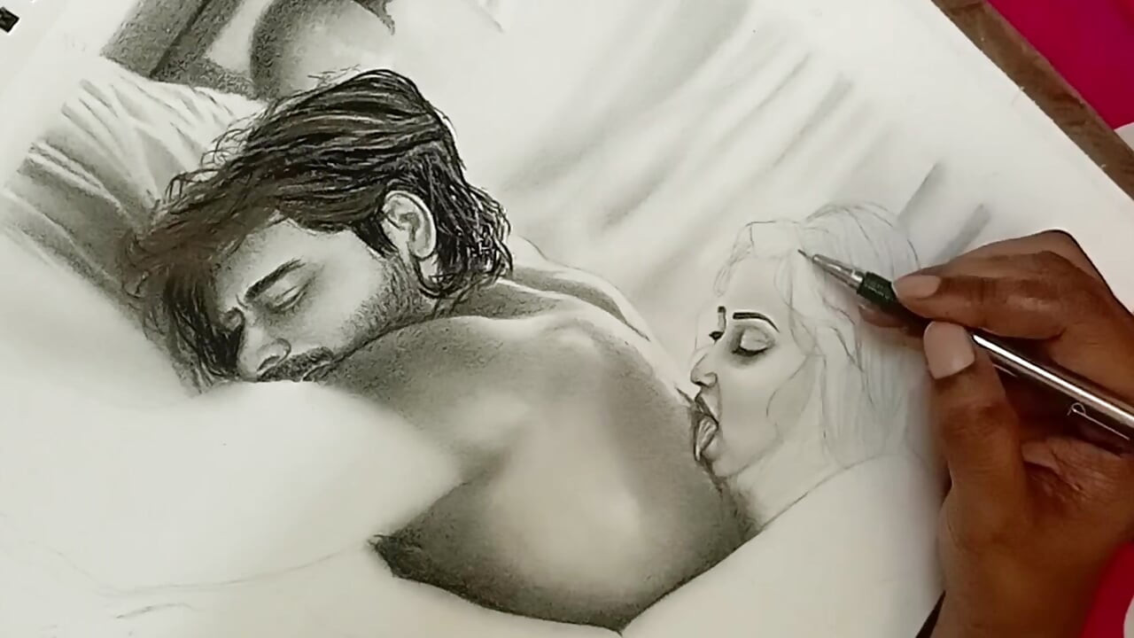 An Extremely Beautiful Desi Indian Wife Fucking her husband on the bed