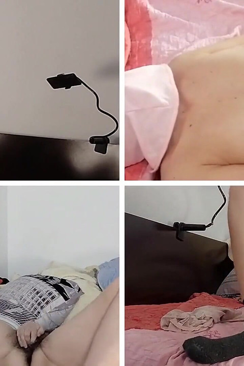 Amateur Fingers Pussy Orgasm with Moans. Brunette Hairy Pussy, Big Tits, Big Ass.