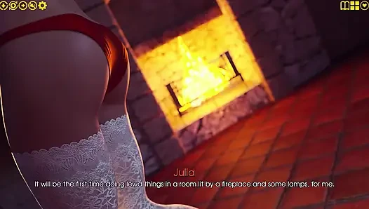 My Pleasure 28 - Julian's Halloween Fun with Julia & Daphne in Haunted House