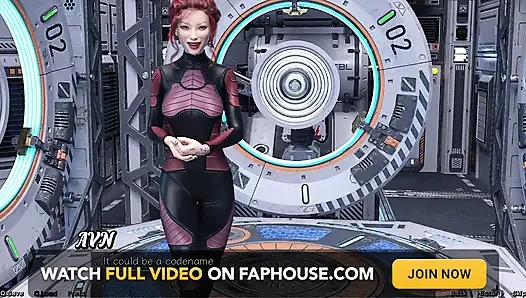 Stranded in Space - Holding Hands with Asian Scientist MILF