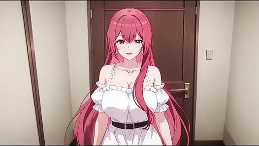 Stepson Came Home Early and Caught Stepdad's Wife Cooking in a Tiny Robe. Kureha Enomoto Hentai Cosplay