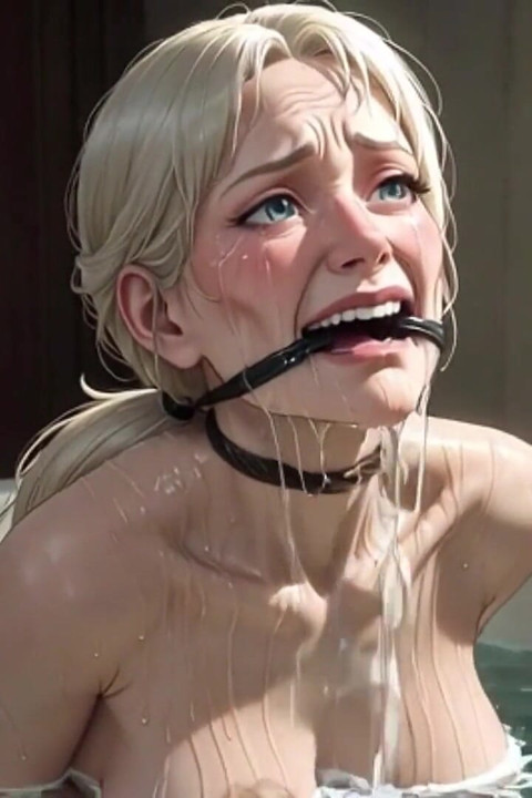90 Year Old Granny Bathtub Bondage - Horny & Begging to Be Filled