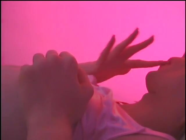 Blonde shemale is having a wet dream when dude comes in to fuck her