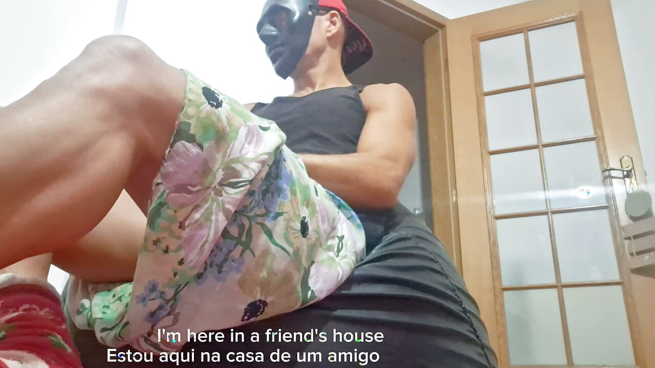 Tesão na casa do meu amigo - rock hard fleshlight fuck até eu gozar dentro (gemido alto)